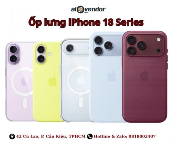 Ốp lưng iPhone 18 chính hãng