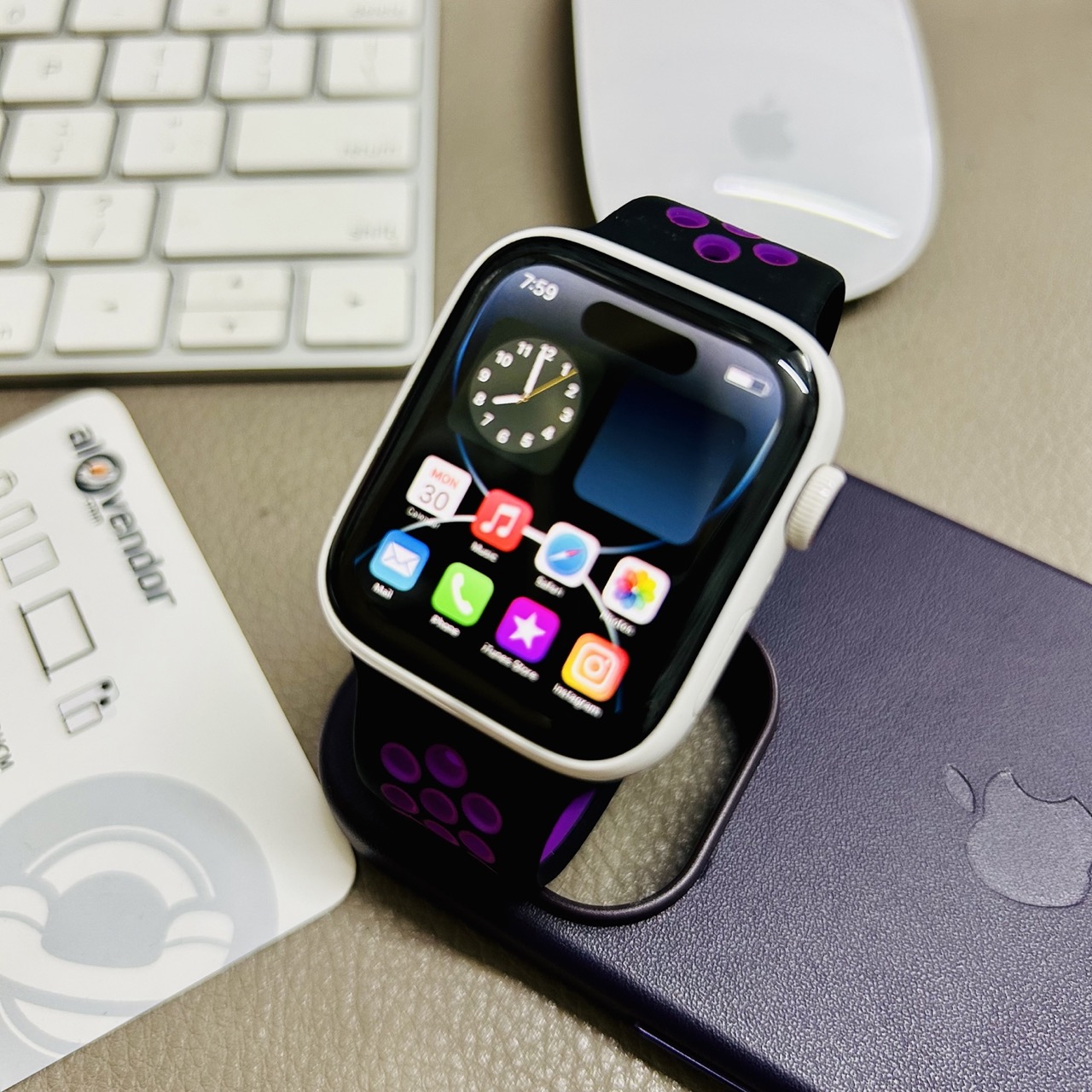 Cài mặt đồng hồ Apple Watch Dynamic Island như iPhone 14 Pro