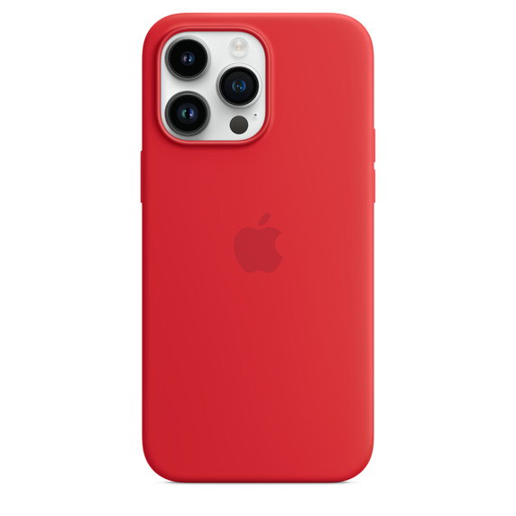 Ốp Silicon iPhone 14 Pro Max Đỏ MagSafe Replica