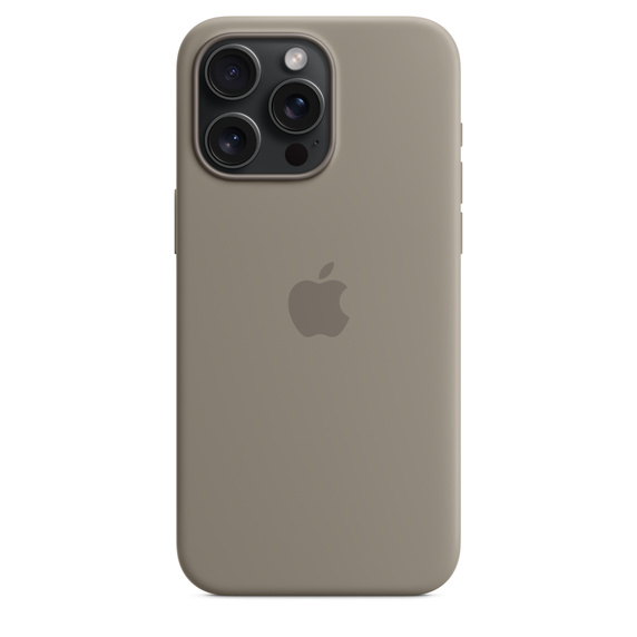 Ốp Silicon iPhone 15 Pro Max Đất Sét MagSafe Replica
