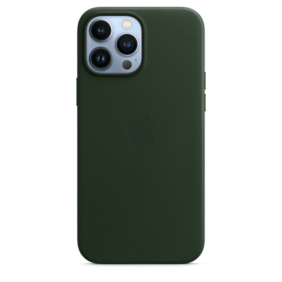 Apple Leather Case with MagSafe iPhone 13 Pro Max Sequoia Green