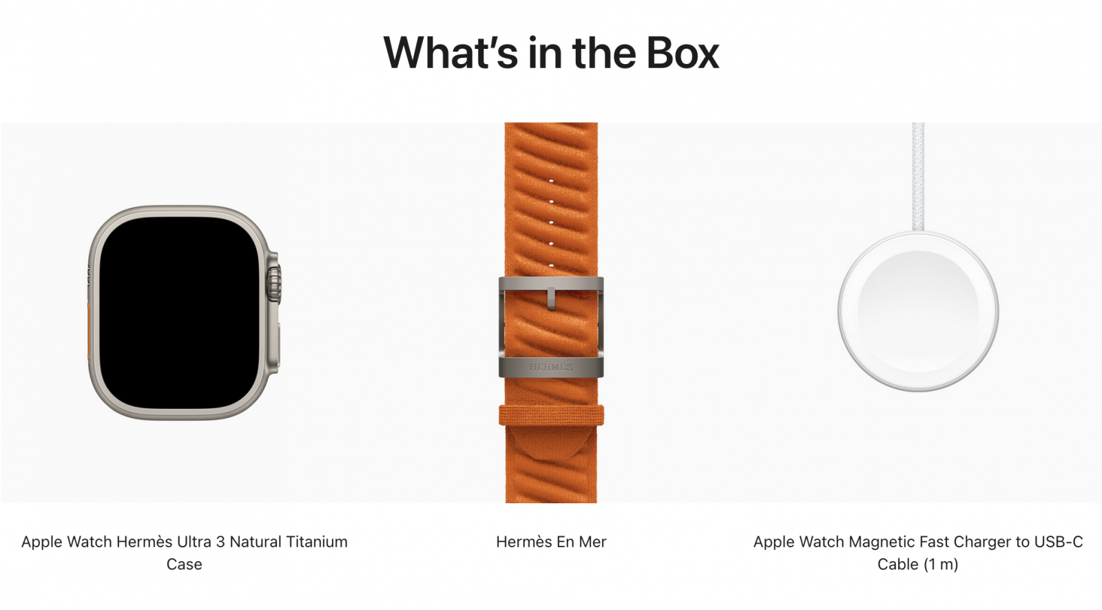 Apple Watch Hermes Ultra 3 En Mer Orange