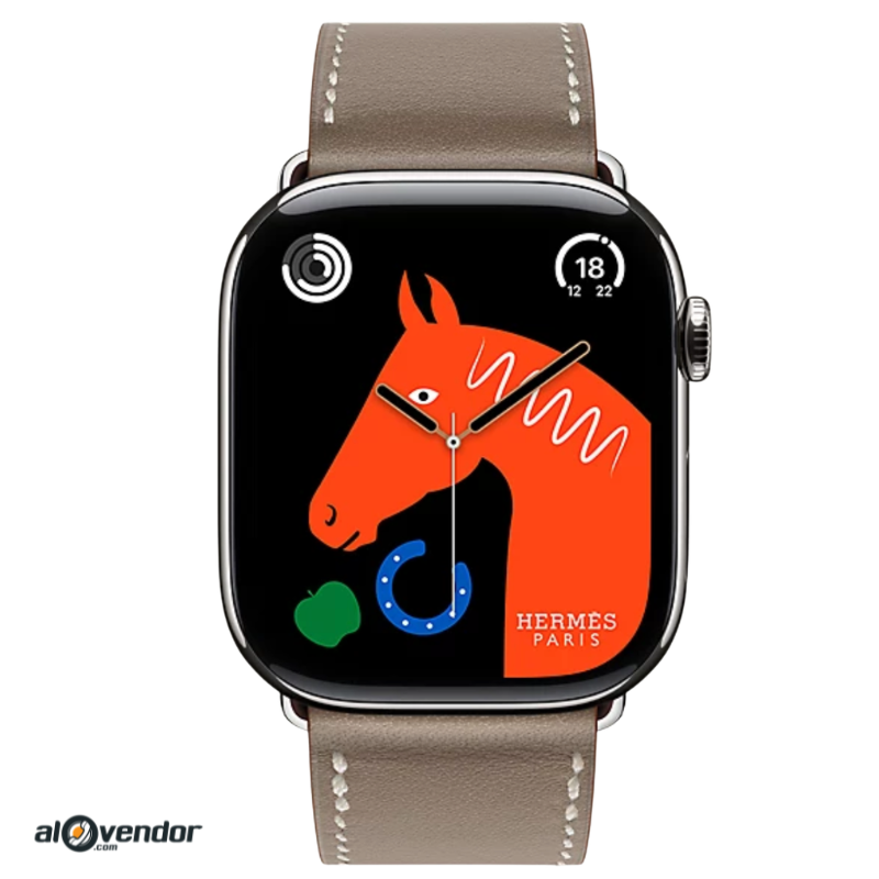 Dây Apple Watch Hermes Da Xám chính hãng