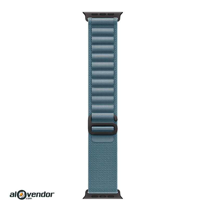 Dây Apple Watch Ultra 3 Black Titanium Alpine Loop Xanh Dương Nhạt