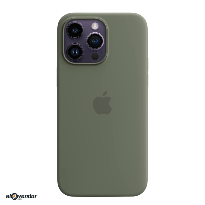 Ốp lưng silicon iPhone 14 Pro Max Xanh Olive