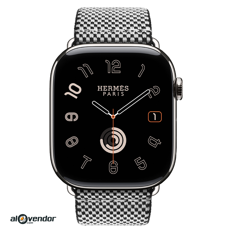 Apple Watch Hermes Series 11 46mm Noir Toile H