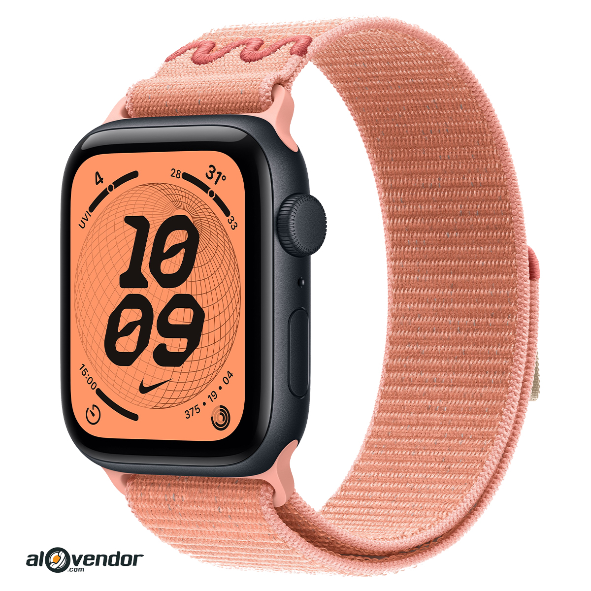 Apple Watch SE 3 44mm GPS Alpenglow Pink Nike Sport Loop