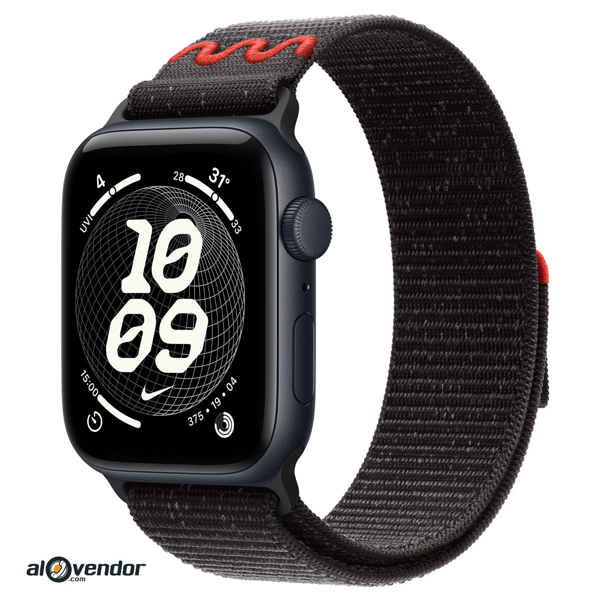 Apple Watch SE 3 44mm GPS Midnight Black Nike Sport Loop