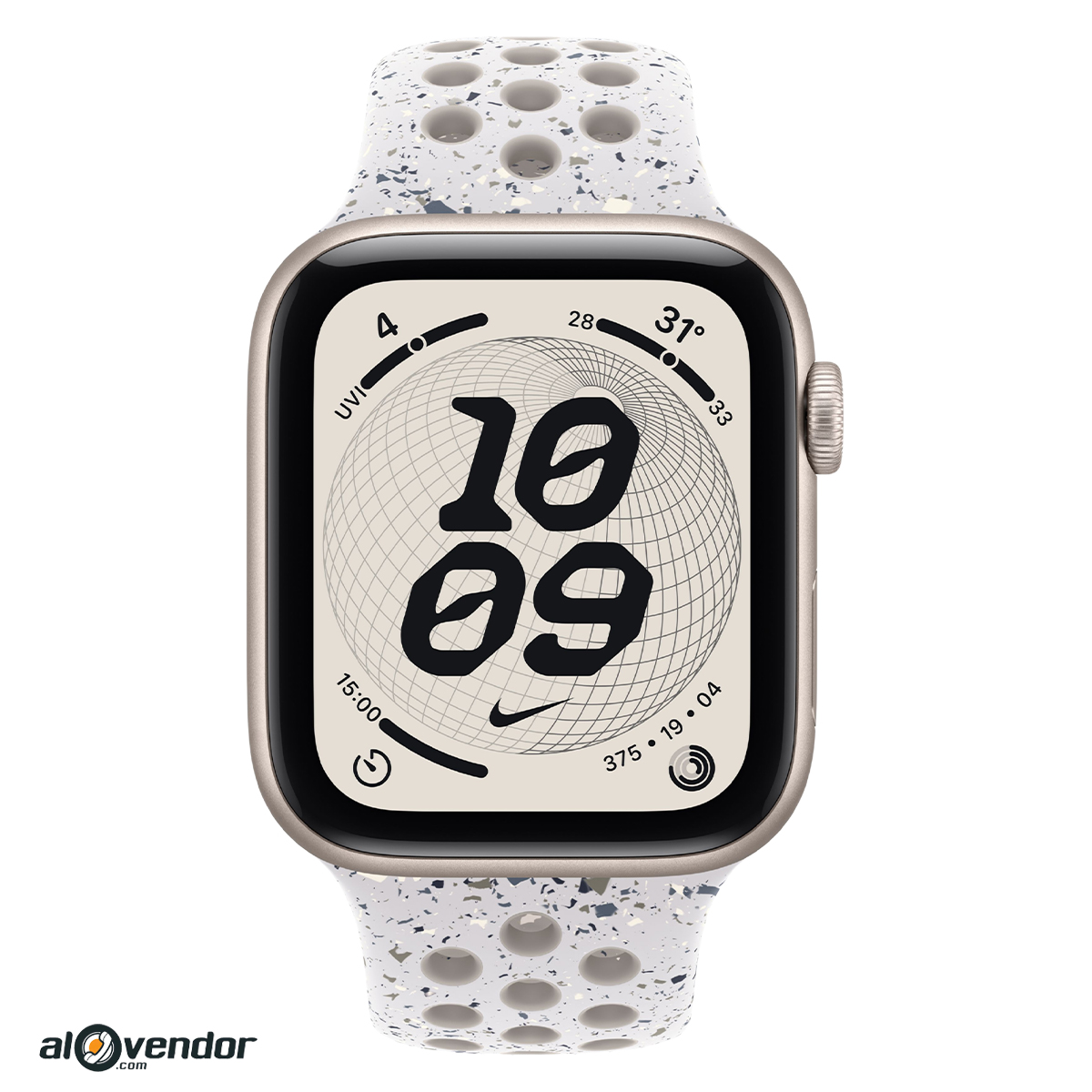 Apple Watch SE 3 44mm GPS Veiled Grey Nike Sport Band Chính Hãng
