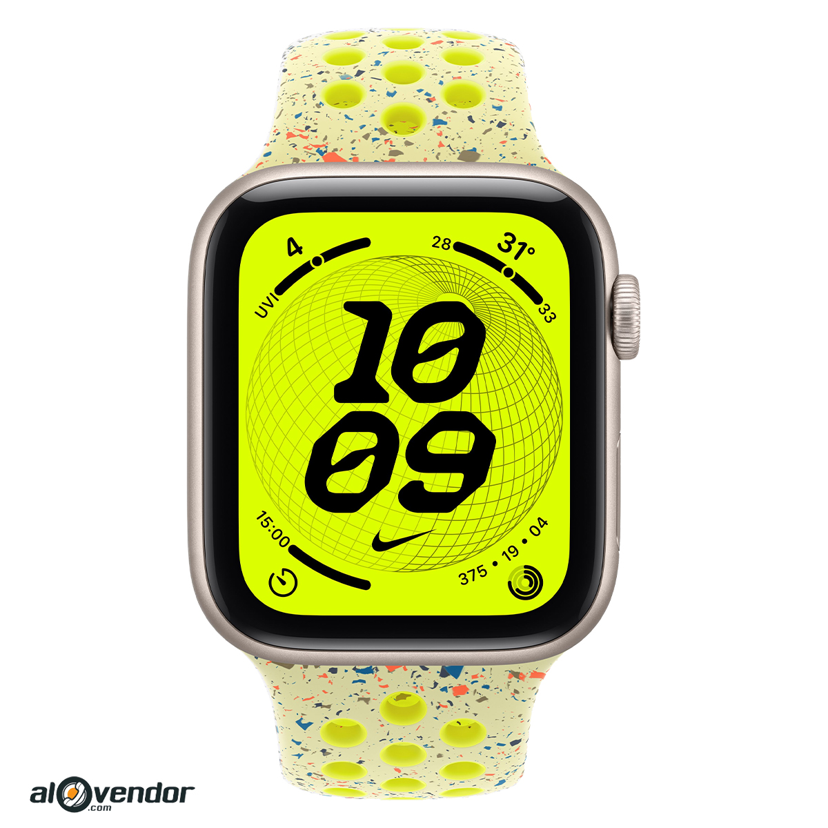 Apple Watch SE 3 44mm GPS Volt Splash Nike Sport Band chính hãng