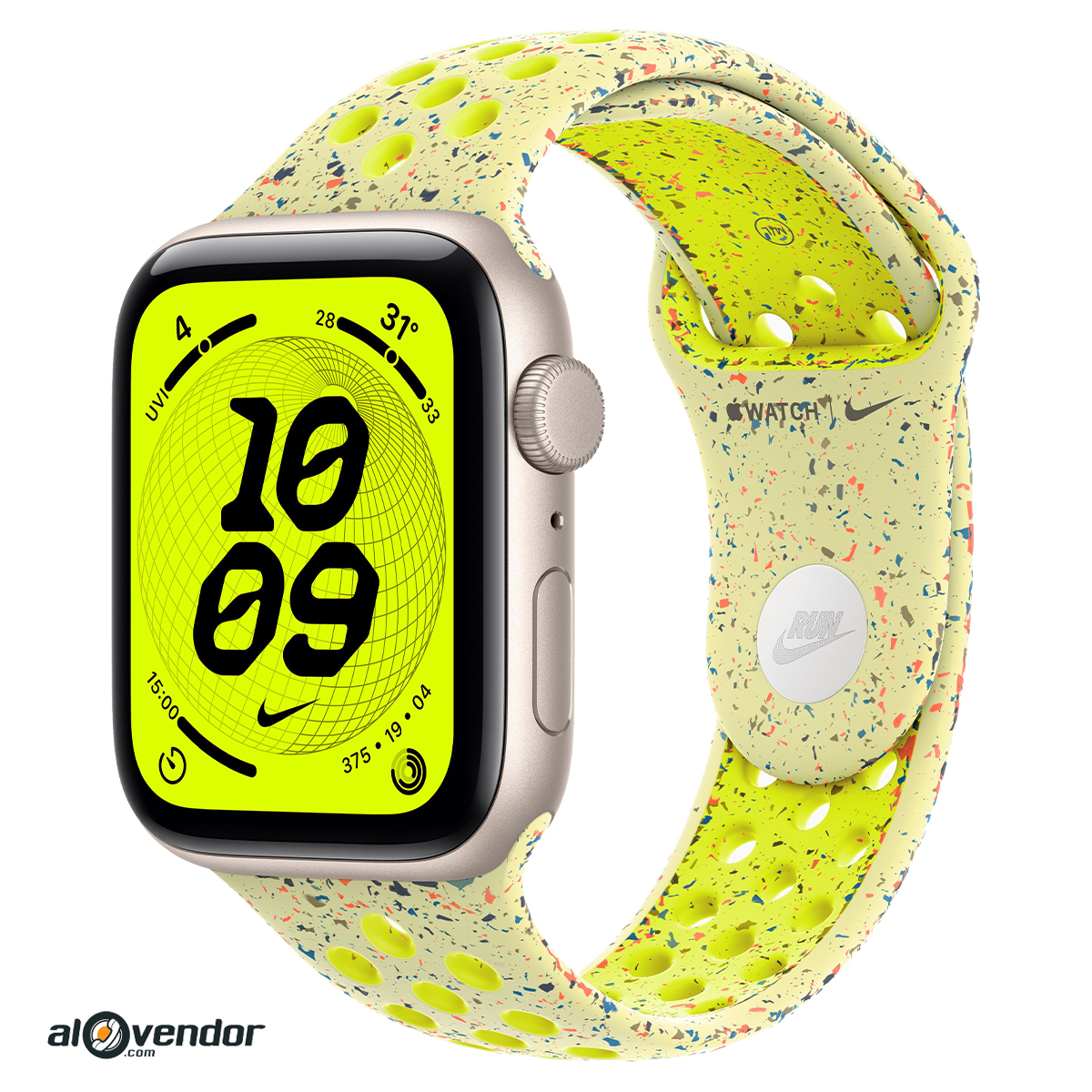 Apple Watch SE 3 44mm GPS Volt Splash Nike Sport Band