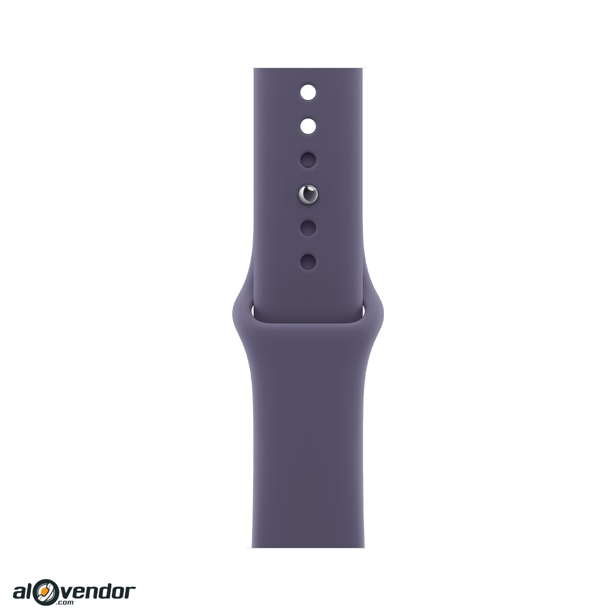 Apple Watch Series 11 42mm GPS Viền Silver Dây Cao Su Tím Khói Giá Rẻ