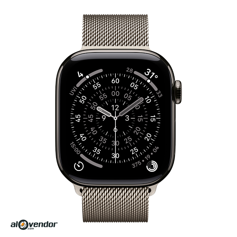Apple Watch Series 11 42mm Natural Titanium Milanese Loop