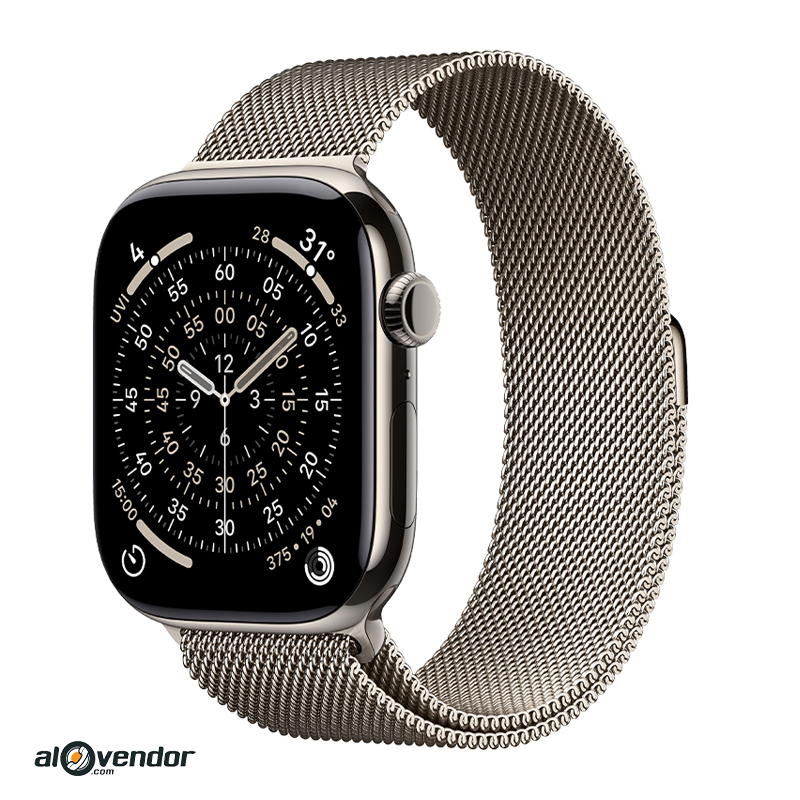 Apple Watch Series 11 42mm Natural Titanium Milanese Loop
