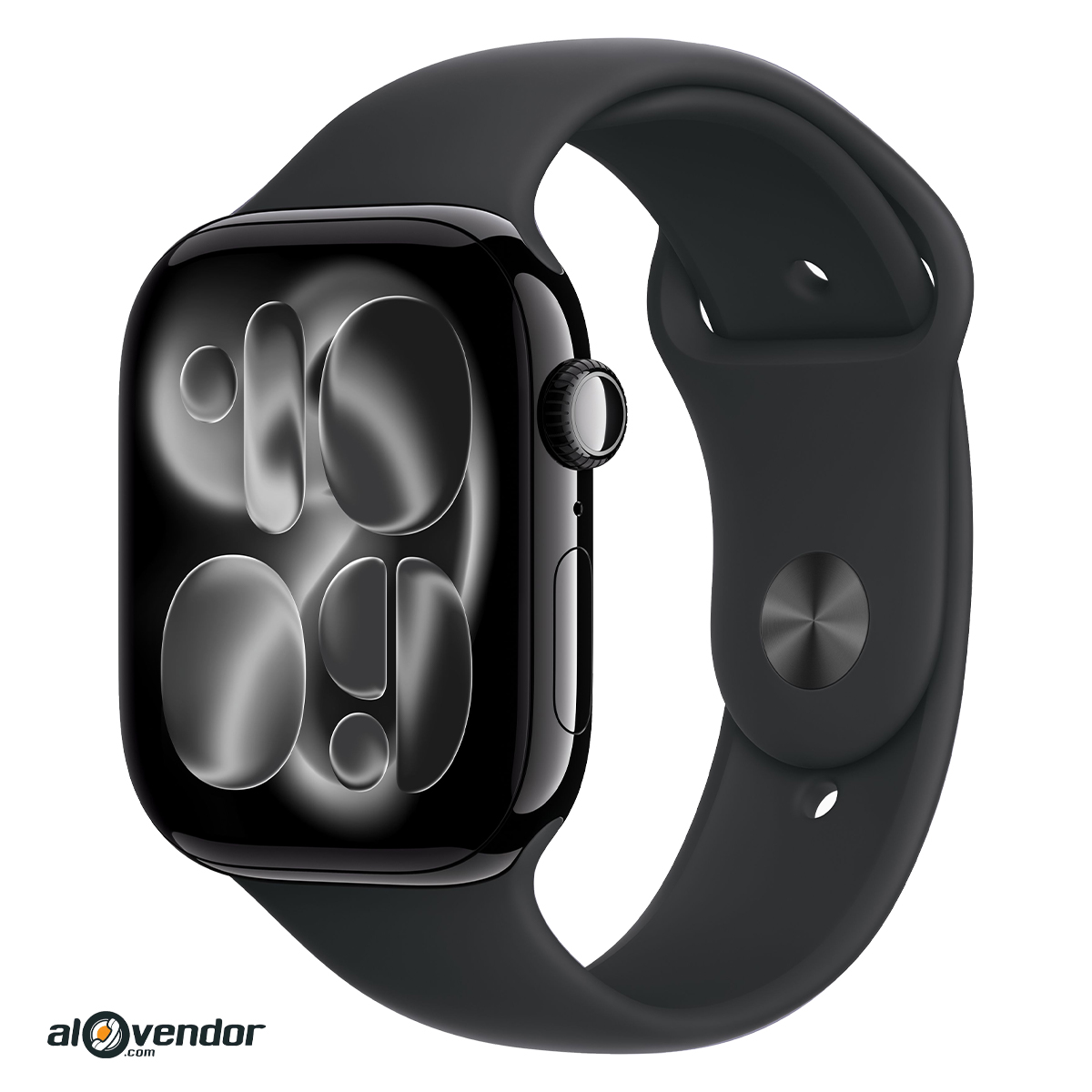 Apple Watch Series 11 46mm GPS Viền Jet Black Dây Cao Su Đen