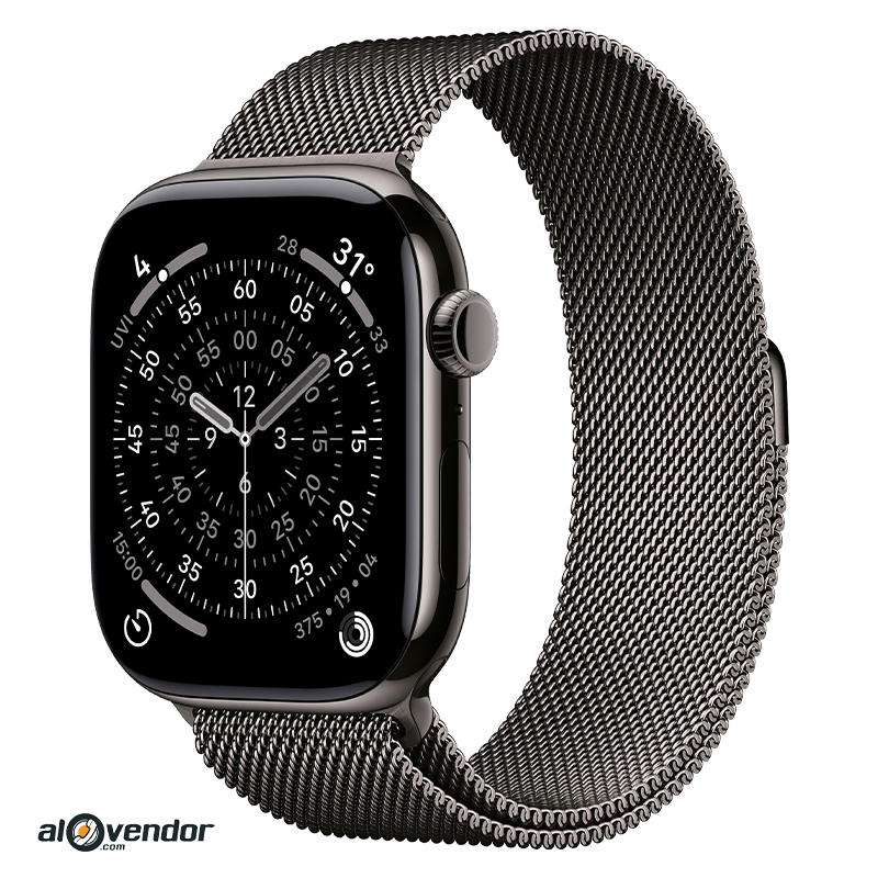 Apple Watch Series 11 46mm Slate Titanium Milanese Loop