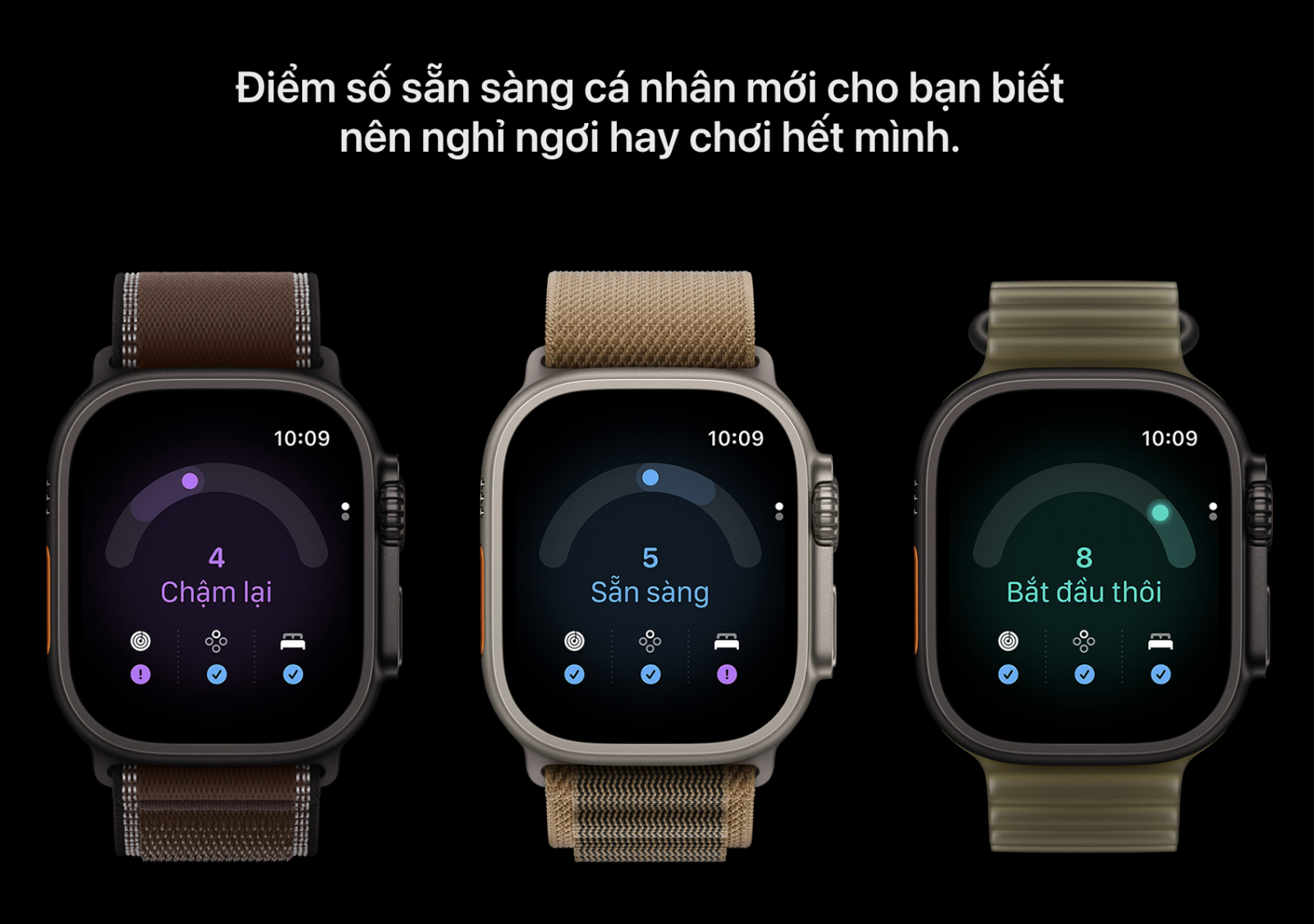 Apple Watch Ultra 4 các loại dây