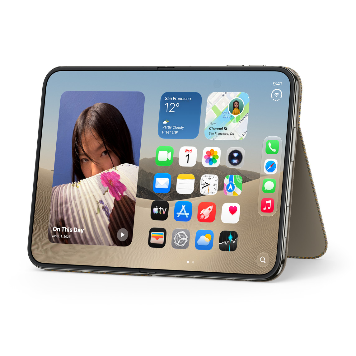 Bao Folio iPhone Duo chính hãng màu nâu xám