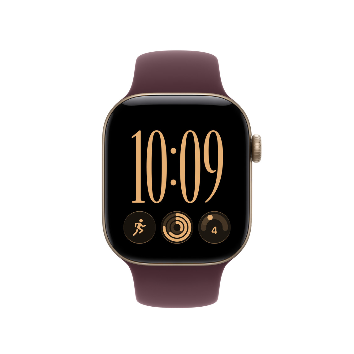 dây apple watch cao su đỏ burgundy
