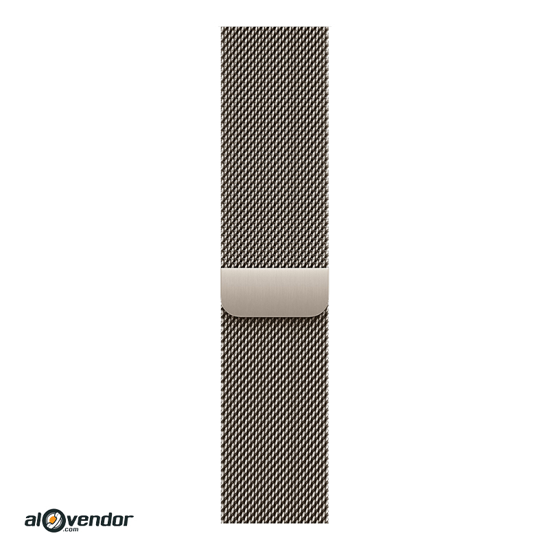Dây Apple Watch Series 11 42mm Natural Titanium Milanese Loop