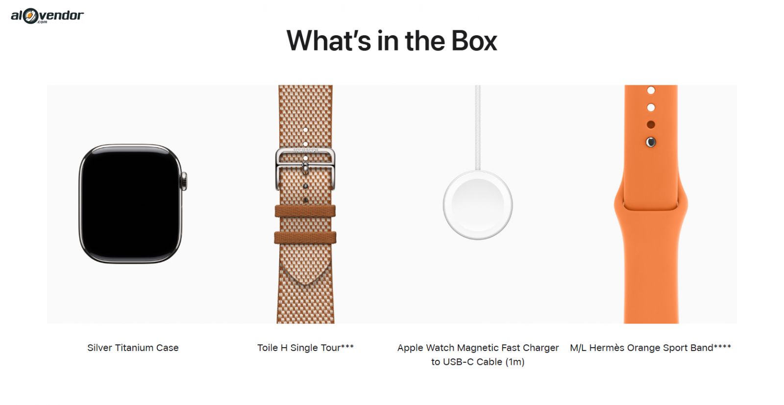 Hộp Apple Watch Series 11 46mm Gold Ecru Toile H