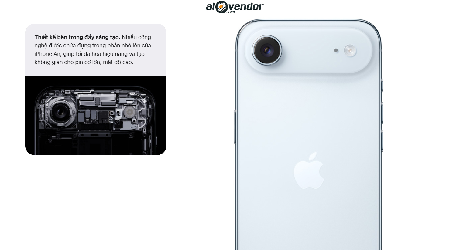 iPhone Air 512GB Cloud White Thiết Kế