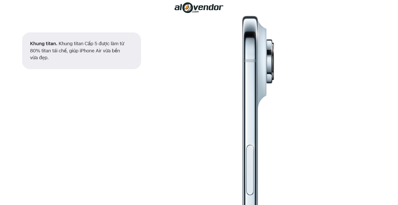 iPhone Air 512GB Light Gold Chính Hãng Giá Rẻ