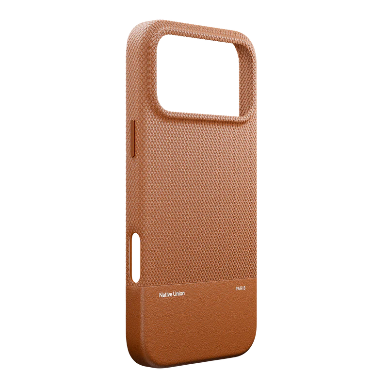 Ốp da nâu iPhone 18 Pro max Native Union