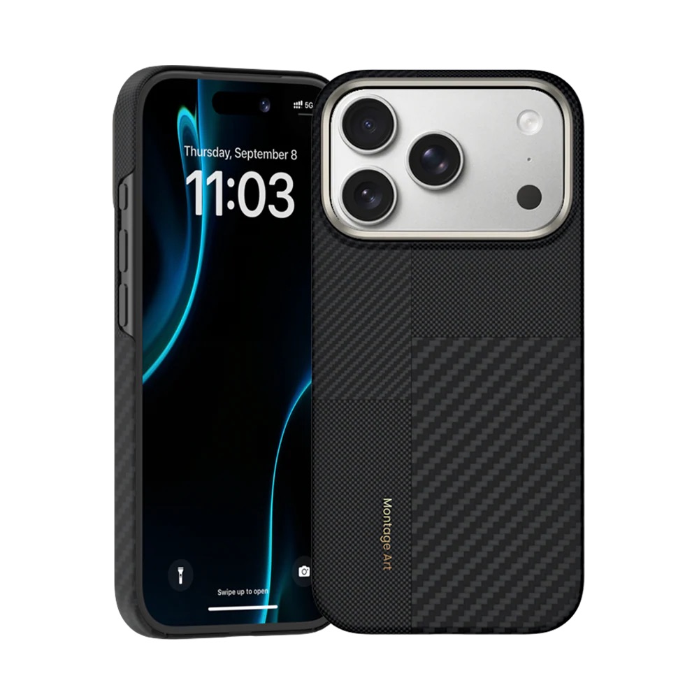 Ốp iPhone 17 Pro Max Kevlar Montage AmorAir