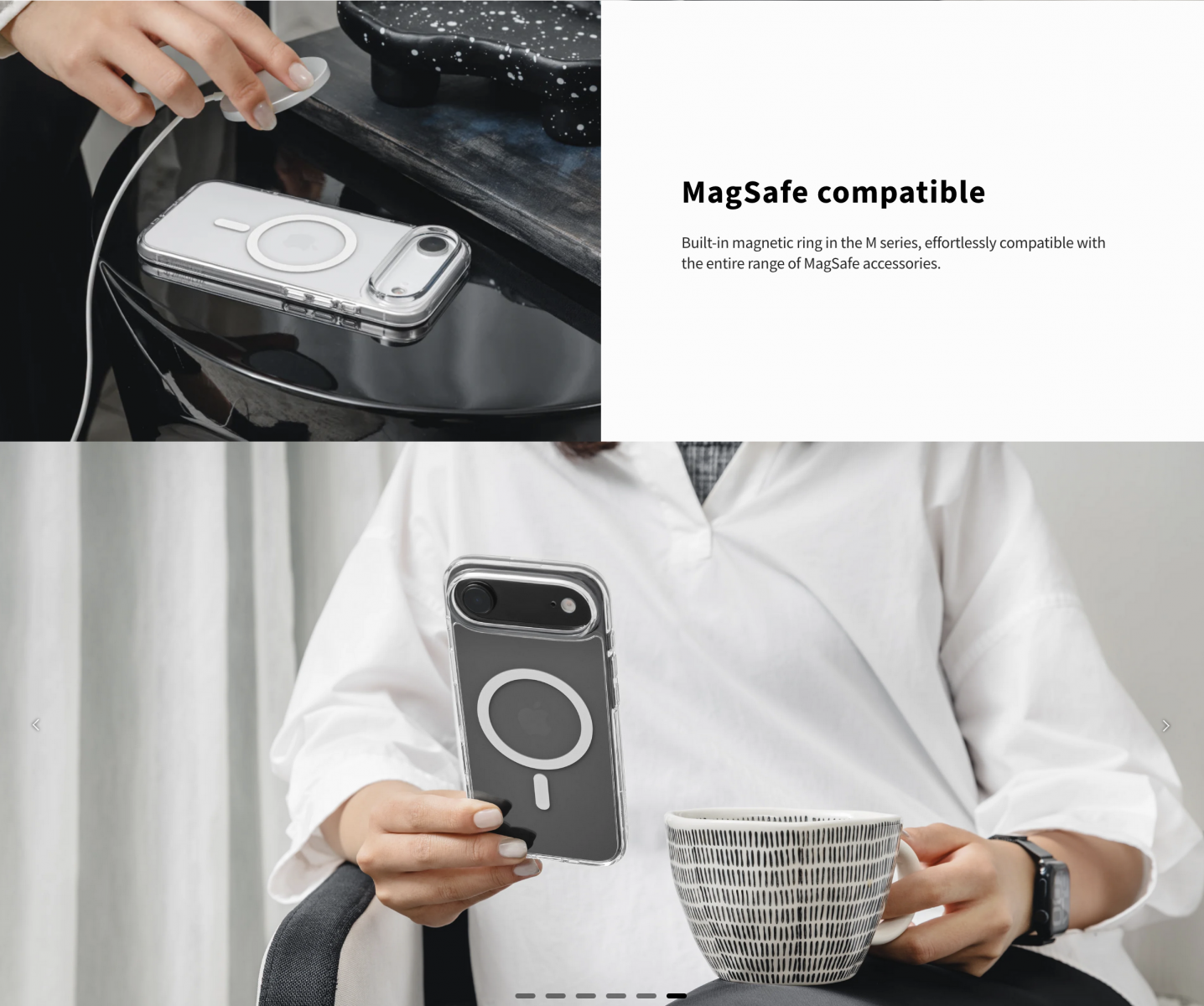 ốp iPhone Air trong suốt MagSafe cao cấp