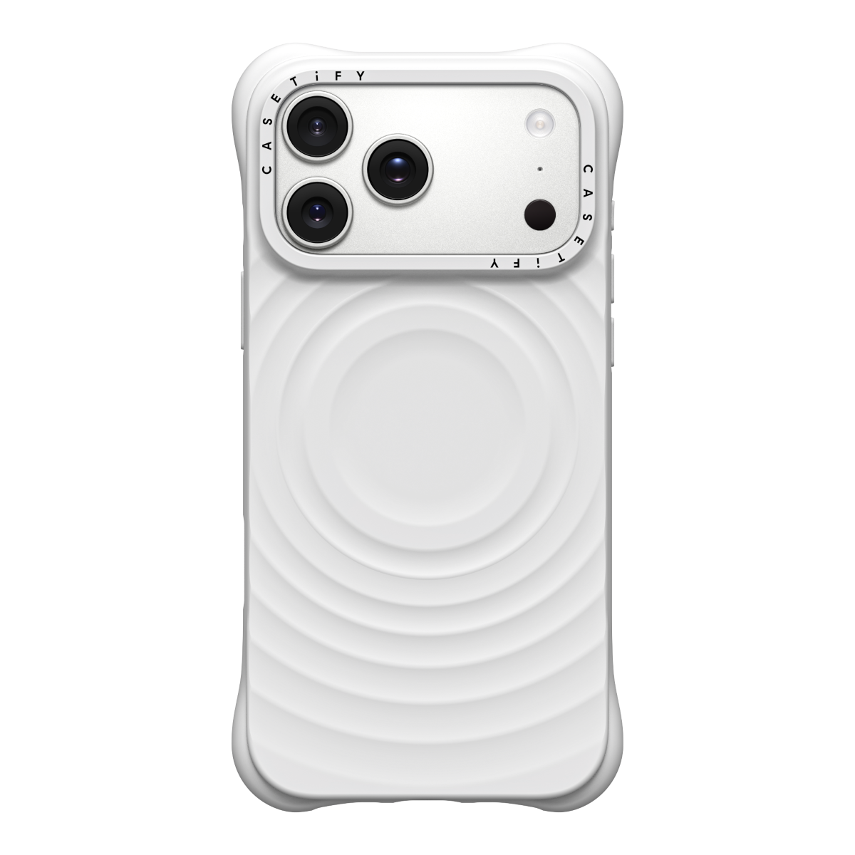 ốp iPhone 17 Pro Max Casetify Ripple Trắng