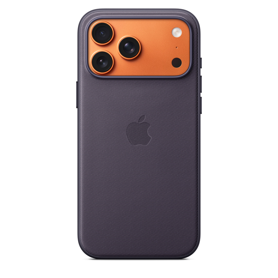ốp iphone 17 pro max vải công nghệ tím