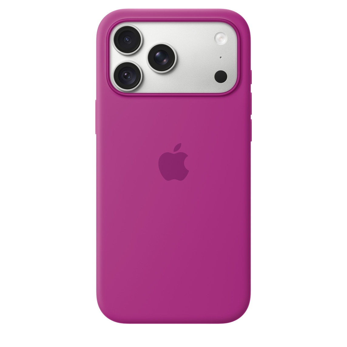 ốp iPhone 18 Pro max silicon đỏ tía 
