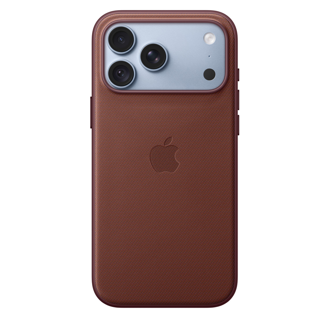Ốp iPhone 18 Pro Max TechWoven đỏ Burgundy