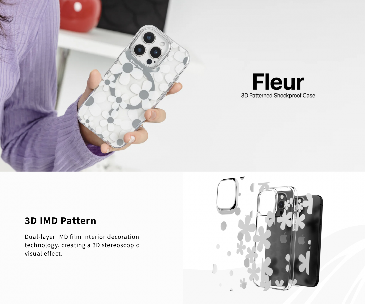 ốp lưng hoa cao cấp iPhone 16 pro