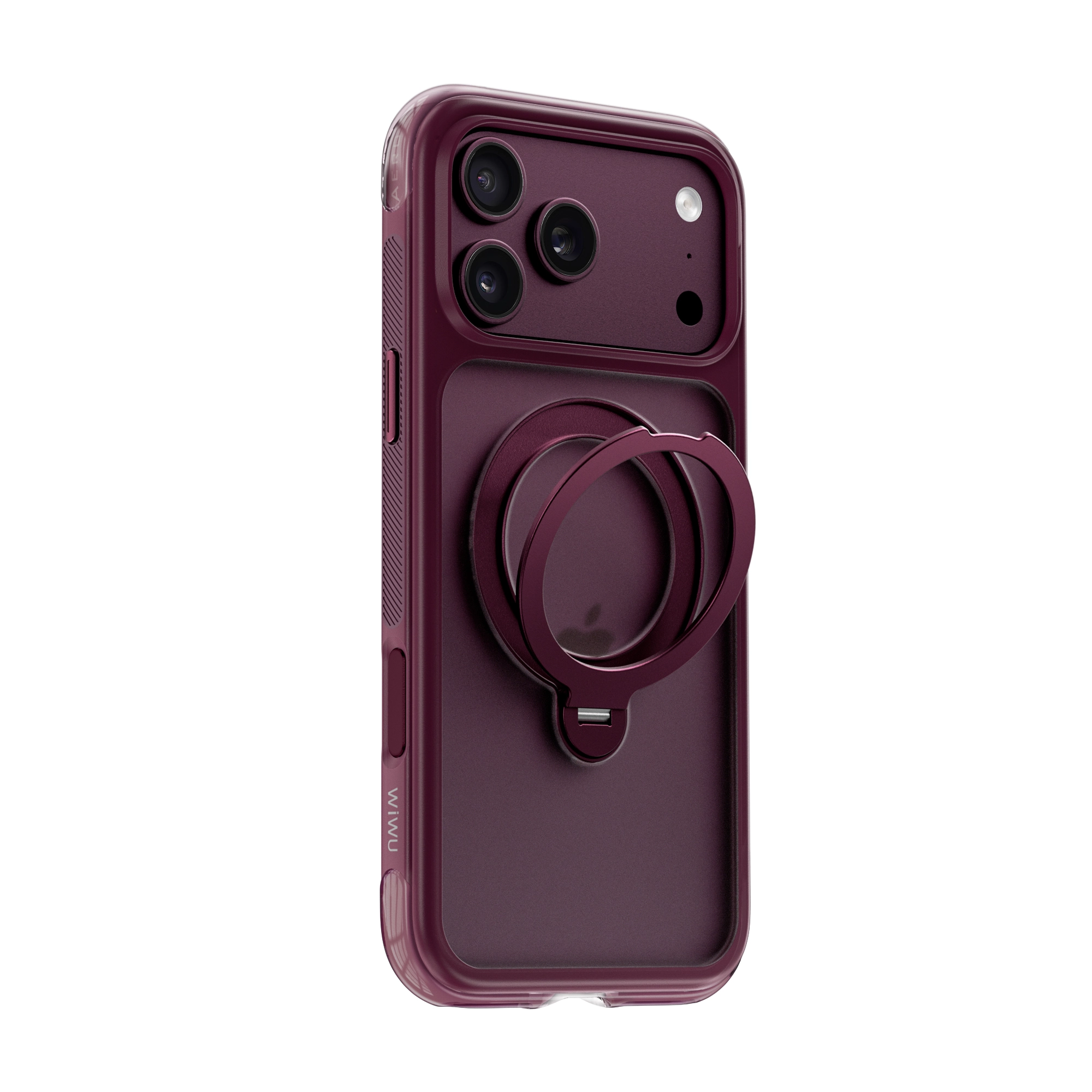 ốp lưng iPhone 18 Pro Max wiwu aeroshield Ultra đỏ burgundy chính hãng