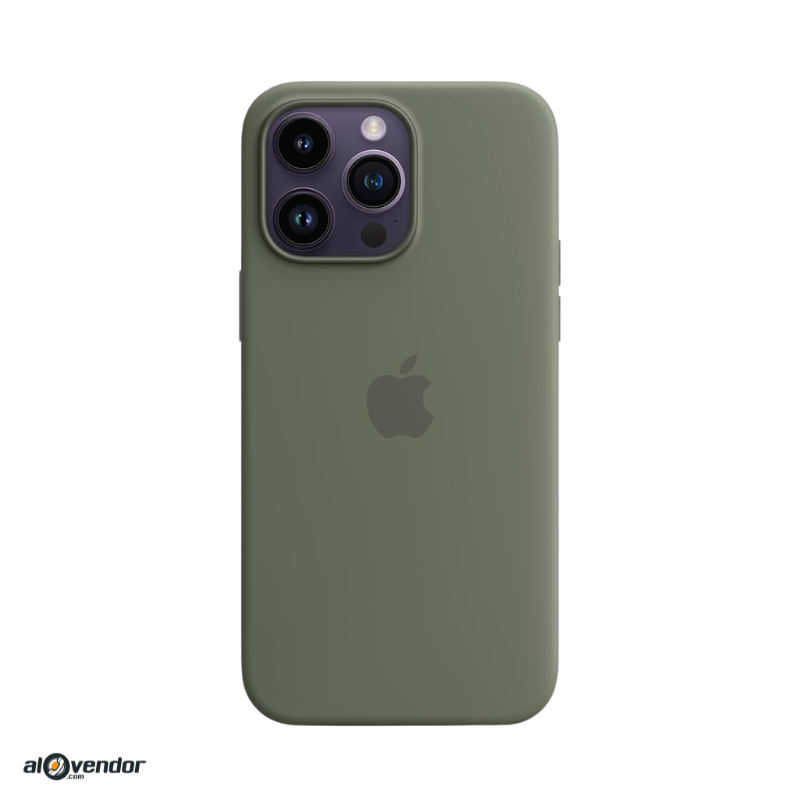 Ốp lưng silicon IPhone 14 Pro Xanh Olive