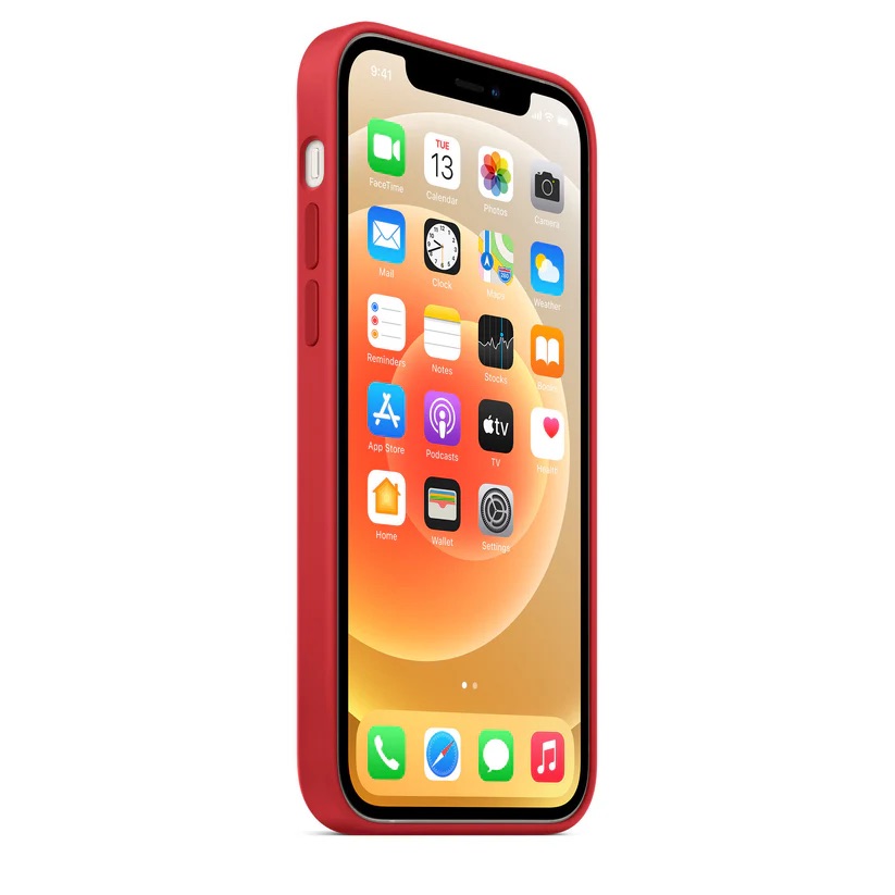 ốp lưng silicon iPhone 12 Pro Max đỏ tươi
