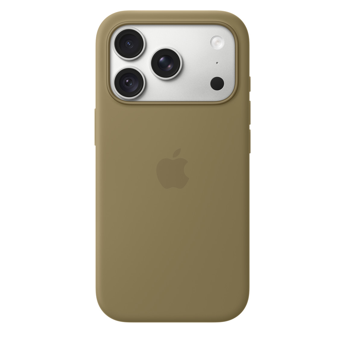 ốp lưng silicon iPhone 18 pro xanh ô liu