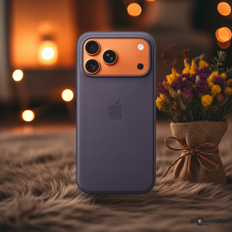 Ốp lưng TechWoven Phone 17 Pro Max Tím