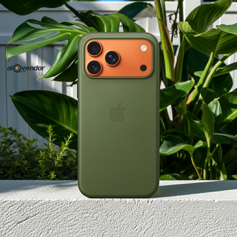 ốp lưng techwoven iPhone 17 Pro Max Xanh lá