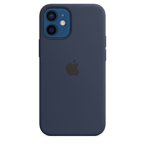 ốp silicon iPhone 12 mini xanh navy
