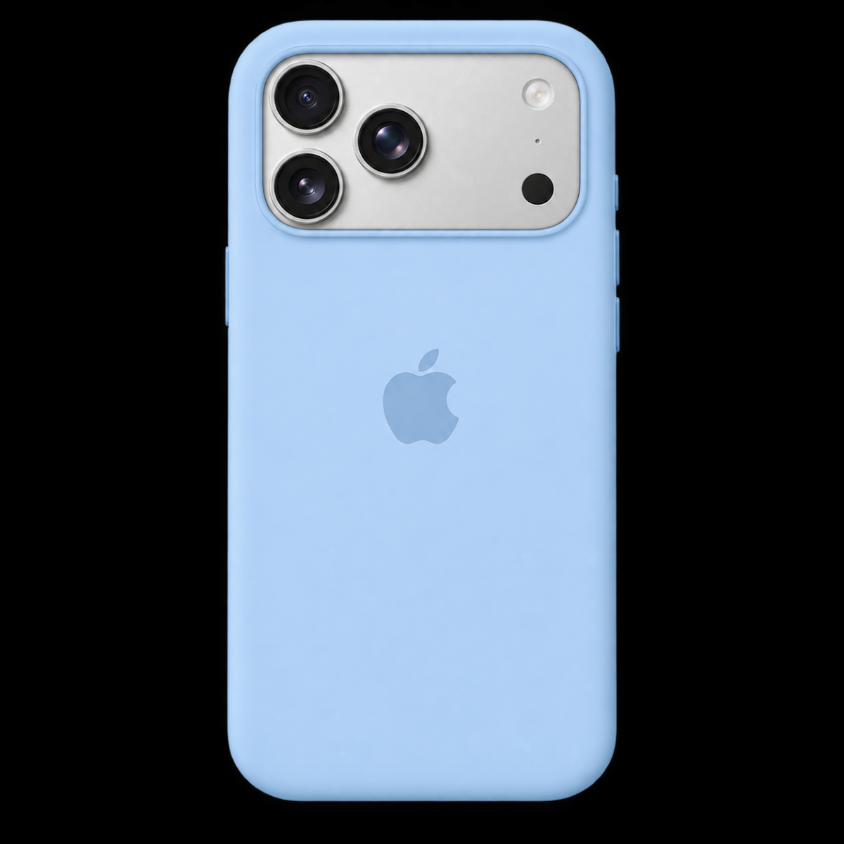 Ốp Silicon iPhone 18 Pro Max Xanh Nhạt