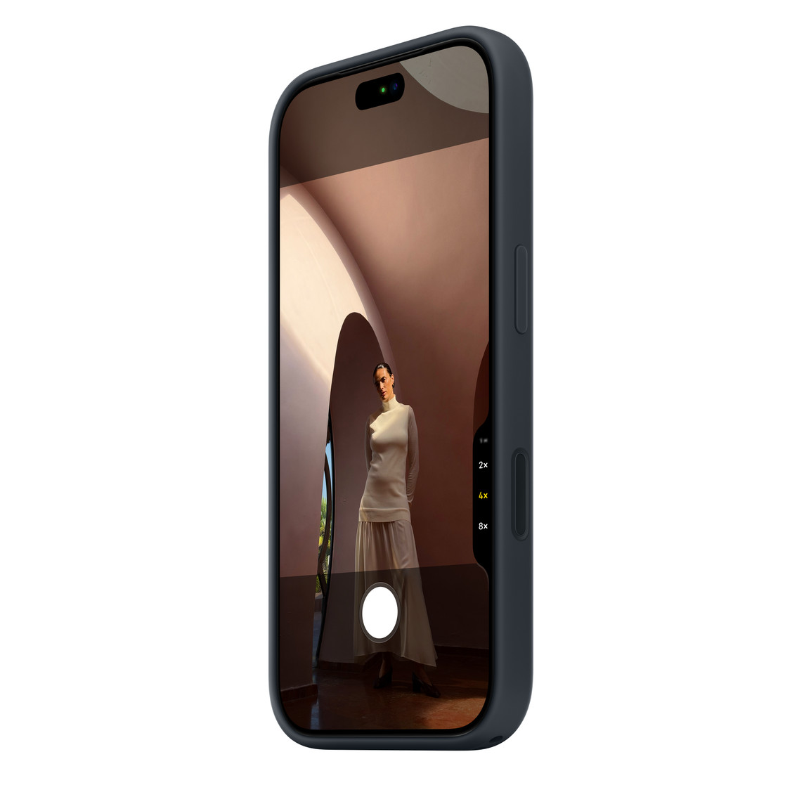 Ốp Silicon iPhone 18 Pro Xanh Navy chính hãng