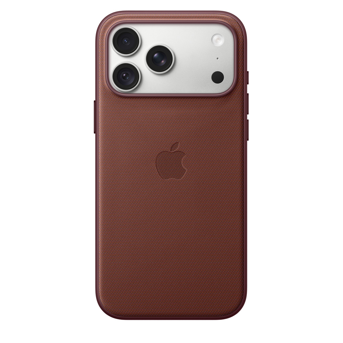 Ốp TechWoven iPhone 18 Pro Max đỏ Burgundy chính hãng