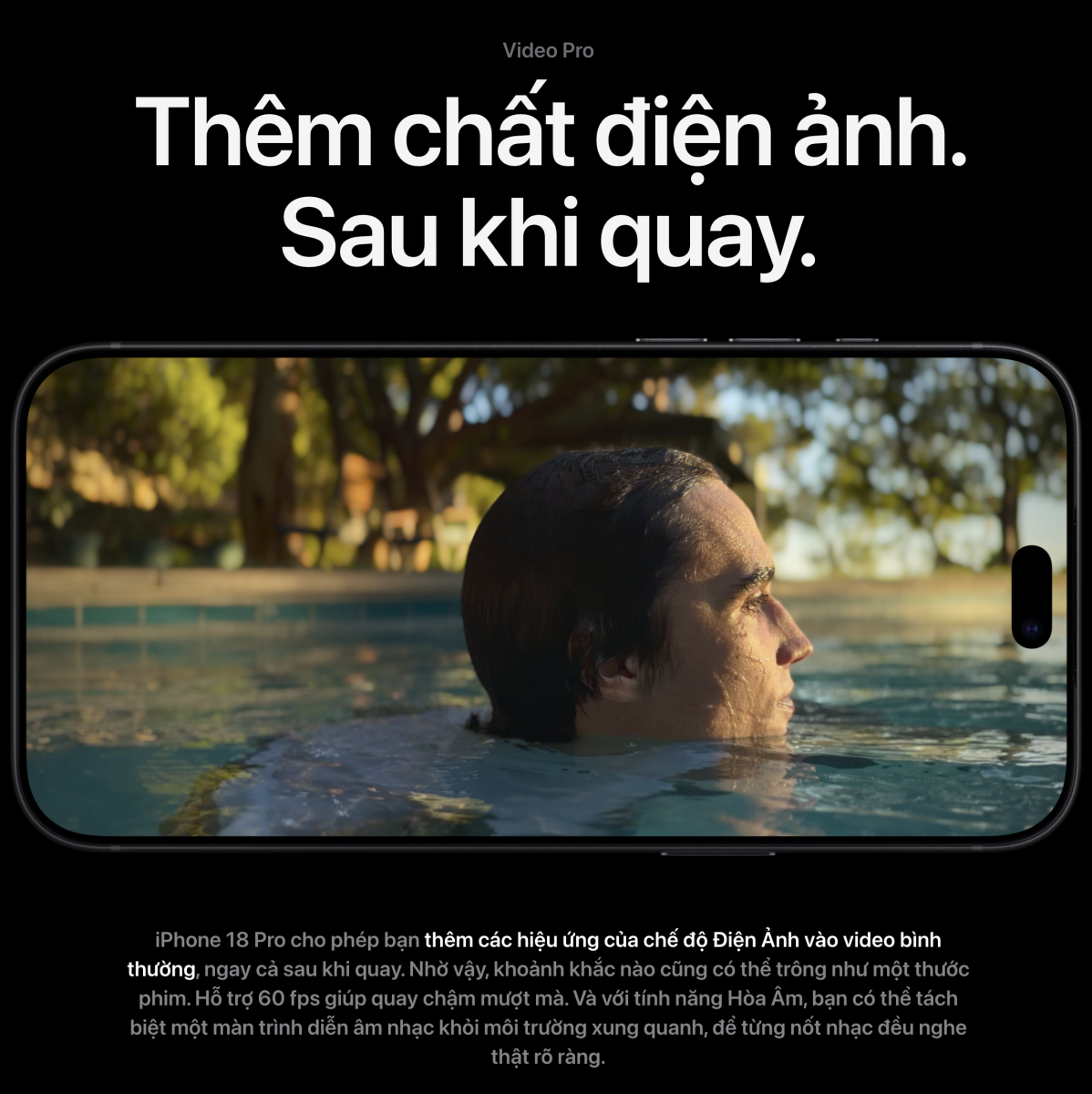 quay video iPhone 18 Pro