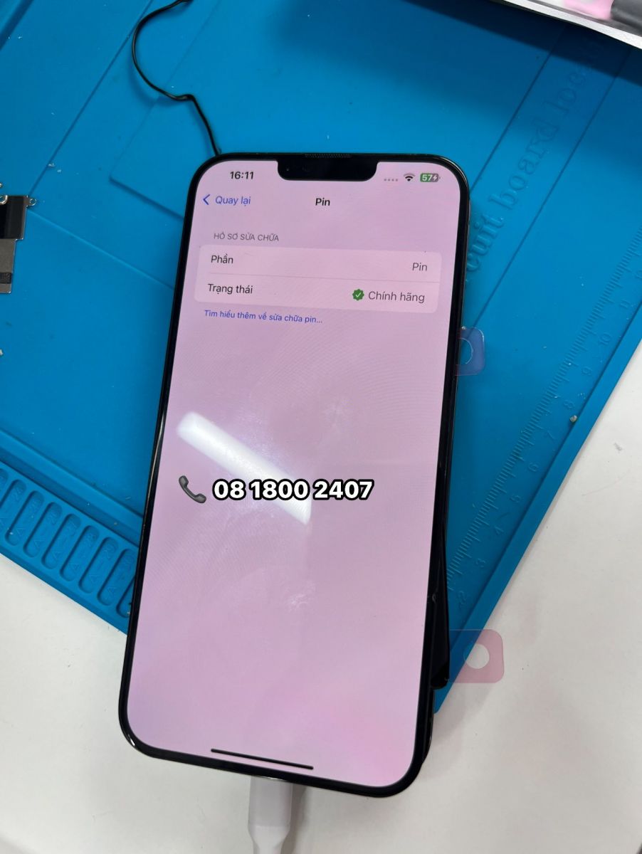 Thay pin iPhone chính hấng Sài Gòn