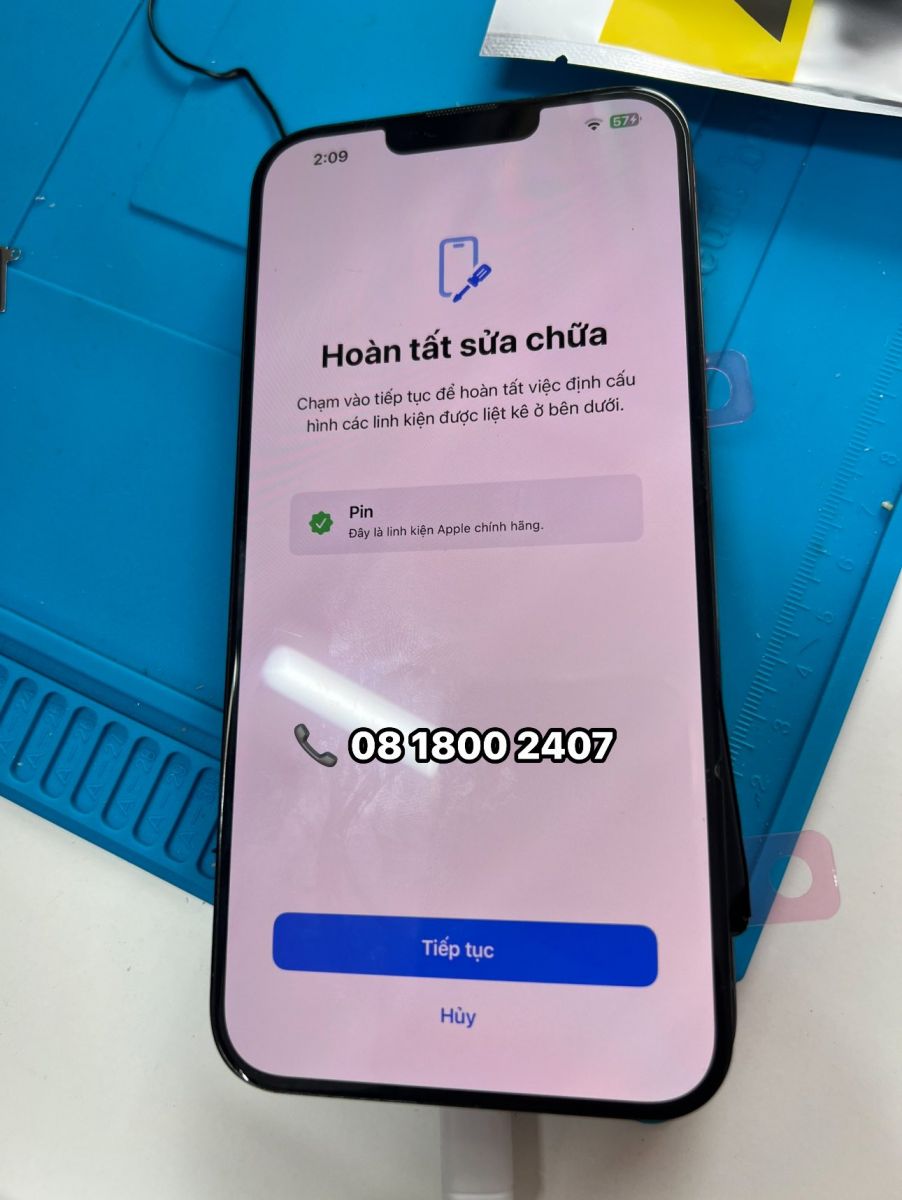 Thay pin iPhone chính hãng tại TPHCM