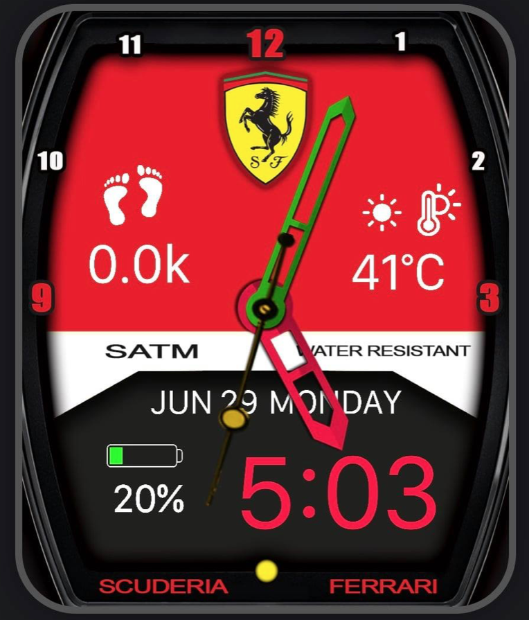 Apple Watch Ferrari Face | vlr.eng.br