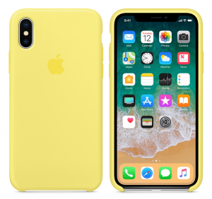 iPhone X Silicone Case Lemonade